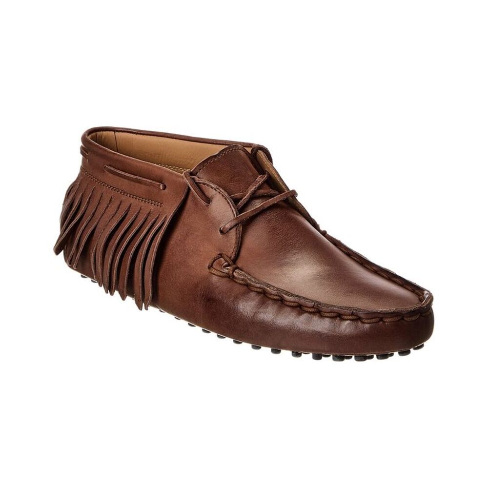 Tods Leather Moccasin, Brown
